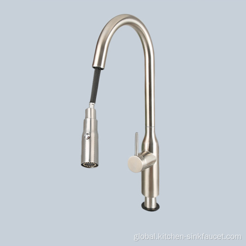 Standard Pull Out Faucet Stainless steel rotatable pull-out faucet shower head Manufactory